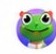 Fro’s Social frog mascot